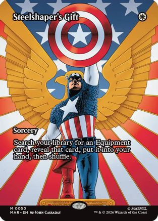 Steelshaper's Gift (Borderless) (MAR-050) - Marvel Universe Eternal-Legal