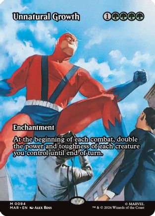 Unnatural Growth (Borderless) (MAR-084) - Marvel Universe Eternal-Legal