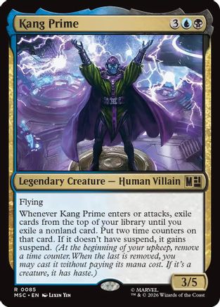 Kang Prime (Surge Foil) (MSC-085) - Commander: Marvel Super Heroes Foil