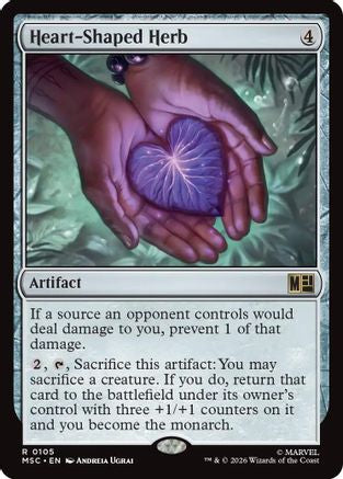 Heart-Shaped Herb (Surge Foil) (MSC-105) - Commander: Marvel Super Heroes Foil