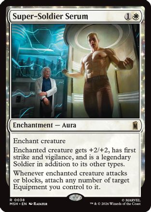 Super-Soldier Serum (MSH-038) - Marvel Super Heroes Foil
