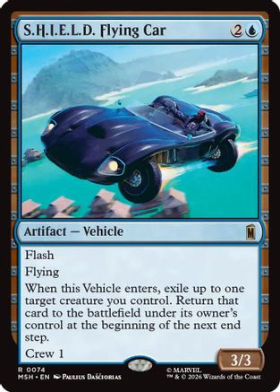 S.H.I.E.L.D. Flying Car (MSH-074) - Marvel Super Heroes