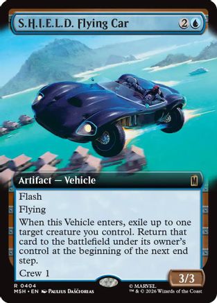 S.H.I.E.L.D. Flying Car (Extended Art) (MSH-404) - Marvel Super Heroes