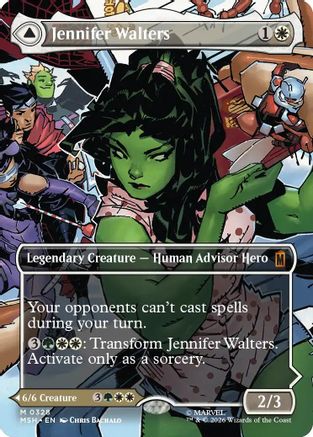 Jennifer Walters (Borderless) (0328) (MSH-328) - Marvel Super Heroes Foil