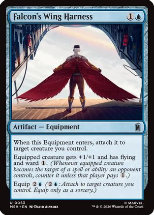 Falcon's Wing Harness (MSH-053) - Marvel Super Heroes Foil