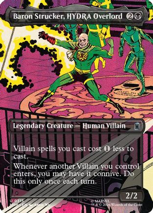 Baron Strucker, HYDRA Overlord (Borderless) (0315) (MSH-315) - Marvel Super Heroes Foil