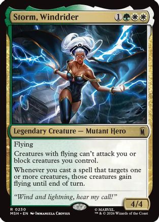 Storm, Windrider (MSH-230) - Marvel Super Heroes