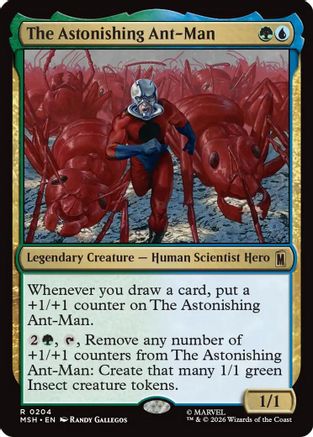 The Astonishing Ant-Man (MSH-204) - Marvel Super Heroes Foil