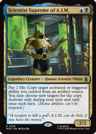 Scientist Supreme of A.I.M. (MSH-225) - Marvel Super Heroes