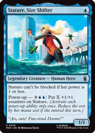 Stature, Size Shifter (MSH-078) - Marvel Super Heroes