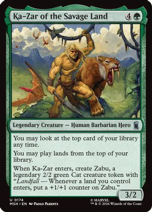 Ka-Zar of the Savage Land (MSH-174) - Marvel Super Heroes