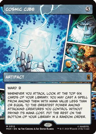 Cosmic Cube (Borderless) (0312) (MSH-312) - Marvel Super Heroes Foil