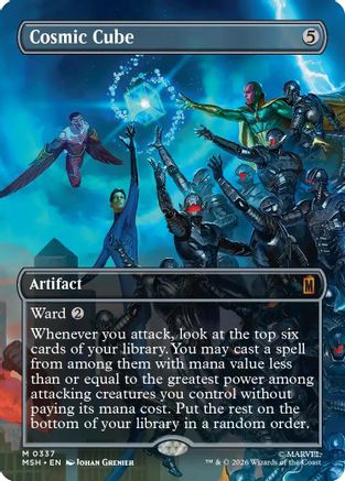 Cosmic Cube (Borderless) (0337) (MSH-337) - Marvel Super Heroes Foil