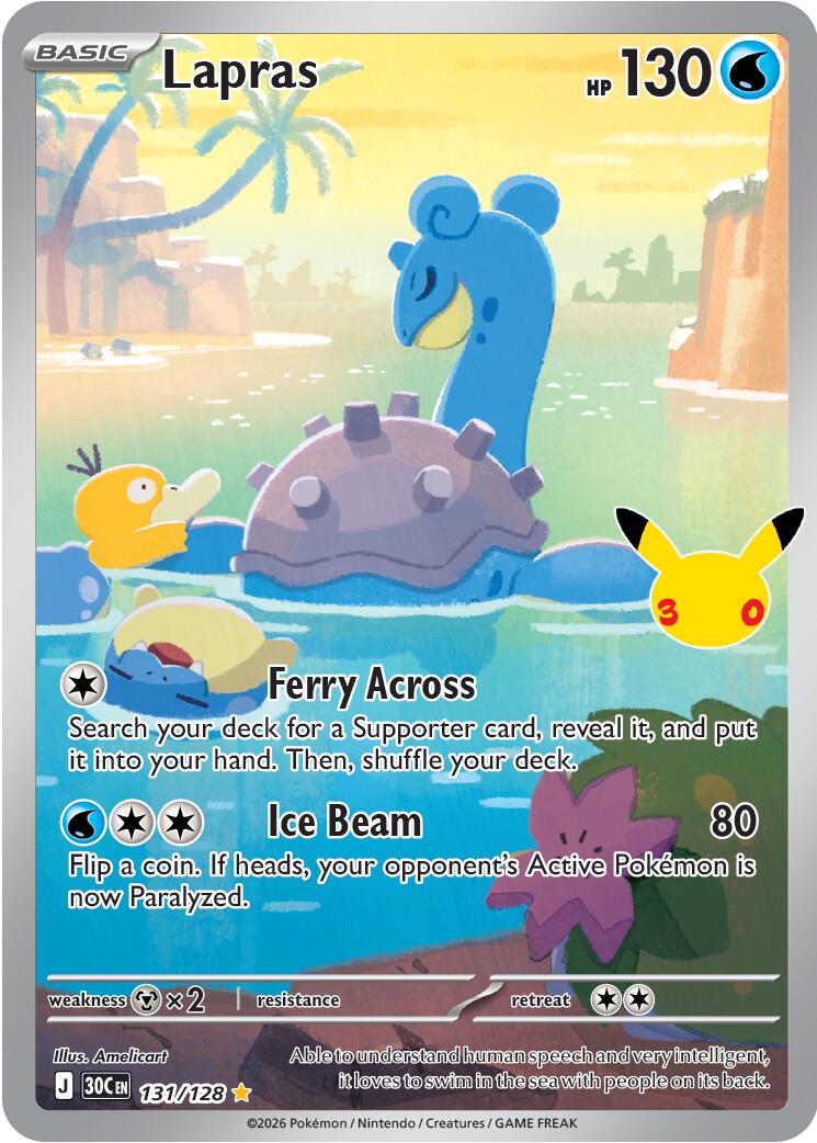 Lapras (131/128) [Mega Evolution: 30th Celebration]