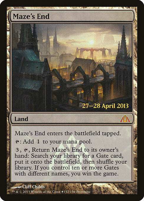Maze's End (PDGM 152★) [Dragon's Maze Promos]
