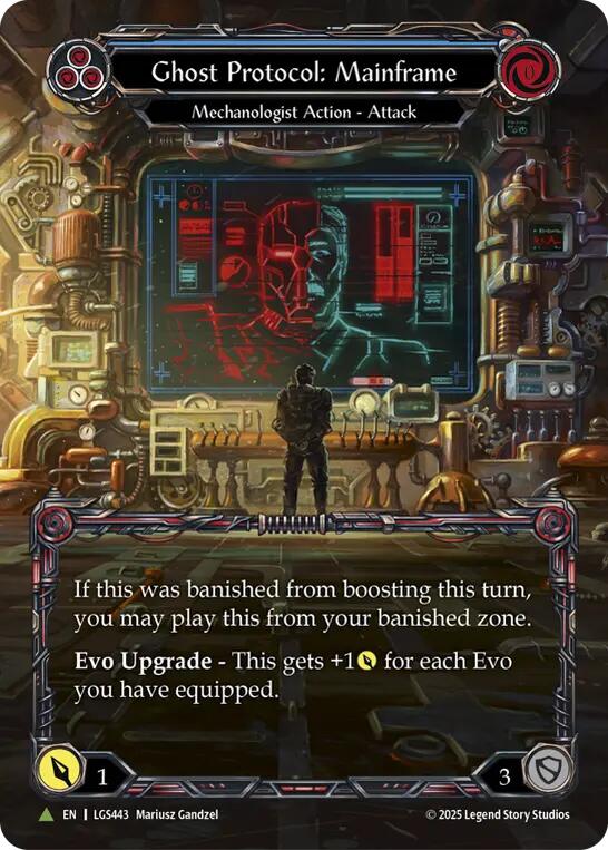 Ghost Protocol: Mainframe (Marvel) [LGS443] (Promo)  Cold Foil