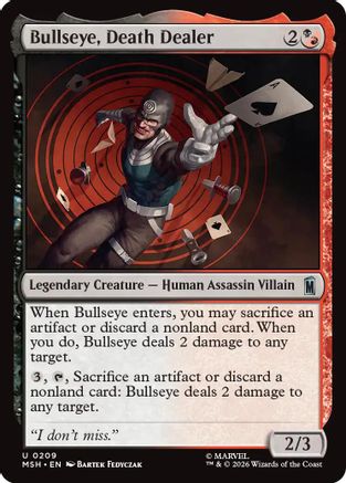 Bullseye, Death Dealer (MSH-209) - Marvel Super Heroes