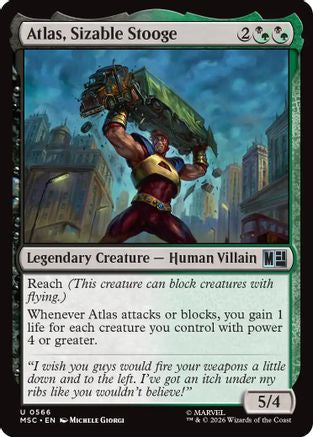 Atlas, Sizable Stooge (MSH-566) - Marvel Super Heroes