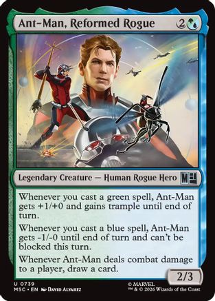 Ant-Man, Reformed Rogue (MSH-739) - Marvel Super Heroes Foil