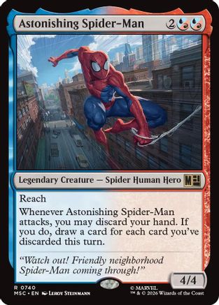 Astonishing Spider-Man (MSH-740) - Marvel Super Heroes Foil