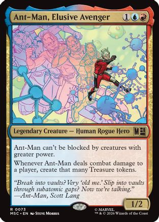 Ant-Man, Elusive Avenger (MSC-073) - Commander: Marvel Super Heroes Foil