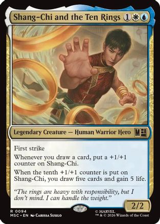 Shang-Chi and the Ten Rings (MSC-094) - Commander: Marvel Super Heroes Foil
