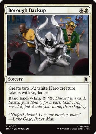 Borough Backup (MSH-007) - Marvel Super Heroes Foil