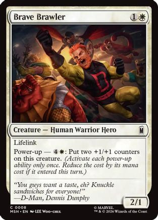 Brave Brawler (MSH-008) - Marvel Super Heroes