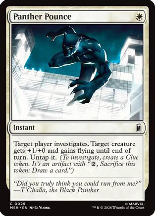 Panther Pounce (MSH-029) - Marvel Super Heroes