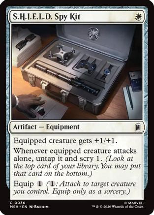 S.H.I.E.L.D. Spy Kit (MSH-036) - Marvel Super Heroes Foil