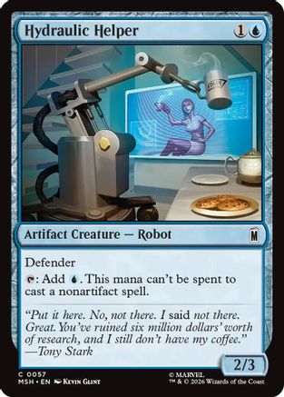 Hydraulic Helper (MSH-057) - Marvel Super Heroes Foil