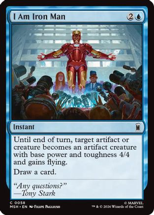 I Am Iron Man (MSH-058) - Marvel Super Heroes