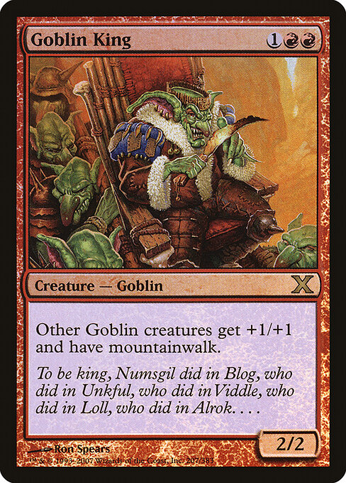 Goblin King (10E 207) [Tenth Edition]