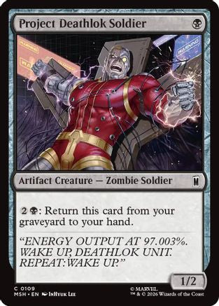 Project Deathlok Soldier (MSH-109) - Marvel Super Heroes