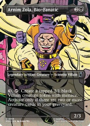 Arnim Zola, Bio-Fanatic (Borderless) (MSH-319) - Marvel Super Heroes