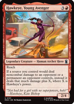 Hawkeye, Young Avenger (MSH-131) - Marvel Super Heroes