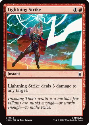 Lightning Strike (MSH-142) - Marvel Super Heroes