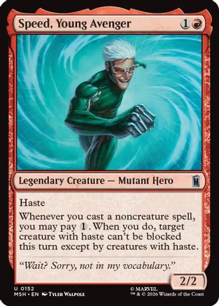 Speed, Young Avenger (MSH-152) - Marvel Super Heroes