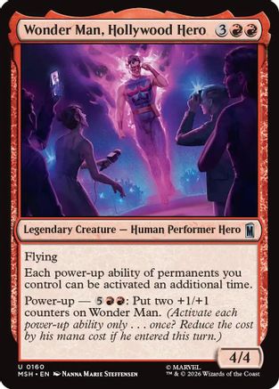 Wonder Man, Hollywood Hero (MSH-160) - Marvel Super Heroes