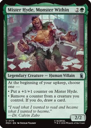 Mister Hyde, Monster Within (MSH-176) - Marvel Super Heroes