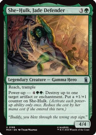 She-Hulk, Jade Defender (MSH-188) - Marvel Super Heroes
