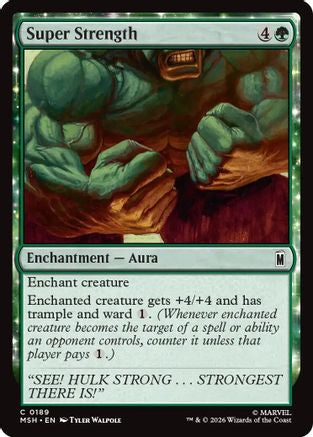 Super Strength (MSH-189) - Marvel Super Heroes