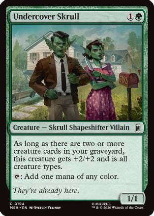 Undercover Skull (MSH-194) - Marvel Super Heroes