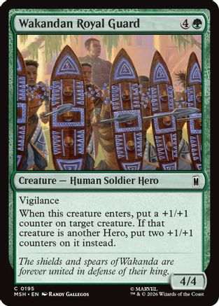 Wakandan Royal Guard (MSH-195) - Marvel Super Heroes