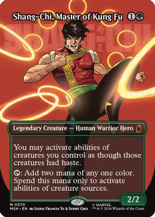 Shang-Chi, Master of Kung Fu (Borderless) (0370) (MSH-370) - Marvel Super Heroes
