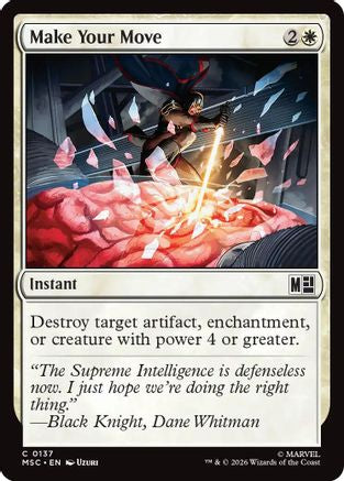 Make Your Move (MSC-137) - Commander: Marvel Super Heroes