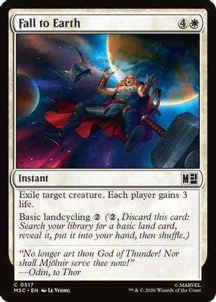 Fall to Earth (MSC-517) - Commander: Marvel Super Heroes