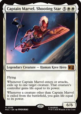 Captain Marvel, Shooting Star (MSC-589) - Commander: Marvel Super Heroes
