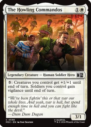 The Howling Commandos (MSC-598) - Commander: Marvel Super Heroes Foil
