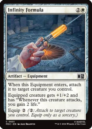 Infinity Formula (MSC-601) - Commander: Marvel Super Heroes